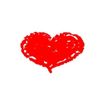 Heart vector. Hand drawn icon. Stock Illustration