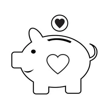 Heart vector icon Stock Illustration