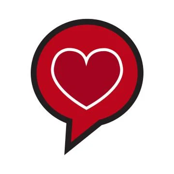 Heart vector icon Stock Illustration