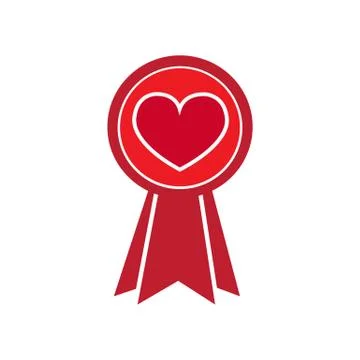 Heart vector icon Stock Illustration