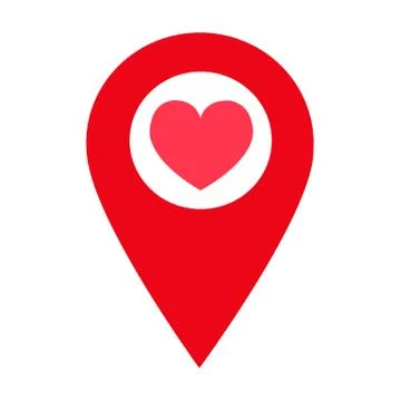 Heart vector icon Stock Illustration