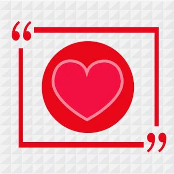 Heart vector icon Stock Illustration