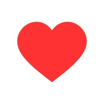 Heart vector icon Stock Illustration