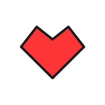 Heart vector icon 스톡 일러스트