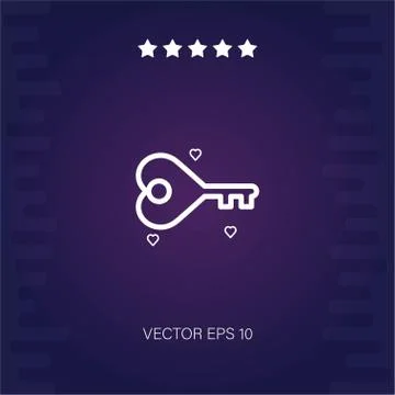 Heart vector icon Stock Illustration