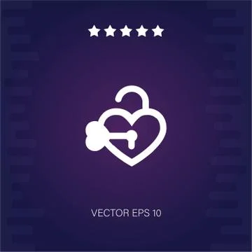 Heart vector icon Stock Illustration