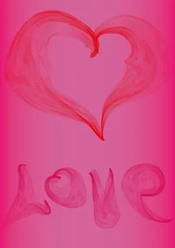 Heart vector icon, love and romance symbol Stock Illustration
