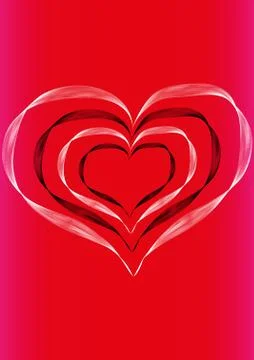 Heart vector icon, love and romance symbol Stock Illustration