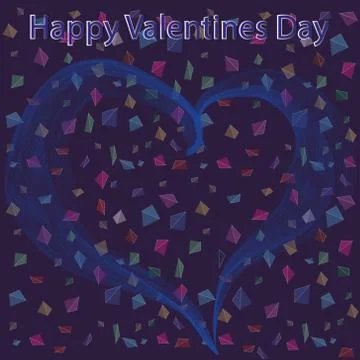 Heart vector icon, love and romance symbol Stock Illustration