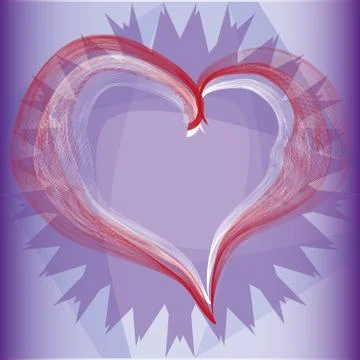 Heart vector icon, love and romance symbol Stock Illustration