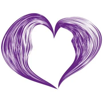 Heart vector icon, love and romance symbol Stock Illustration