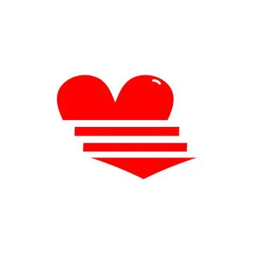 Heart vector. Stock Illustration