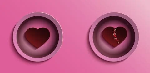 Heart vector valentine Stock Illustration