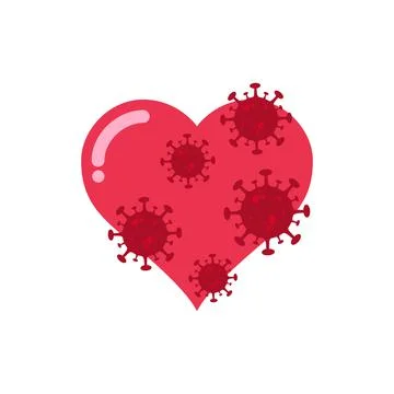 Heart virus Stock Illustration