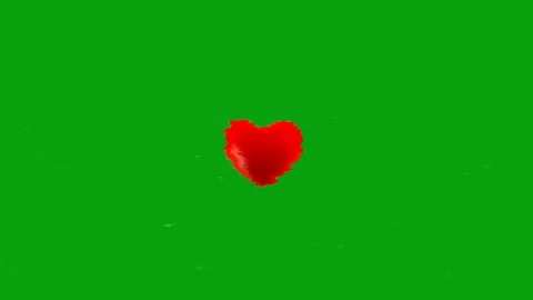 Heart in Wave Effect – Romantic Motion Animation Stock Footage 268378879