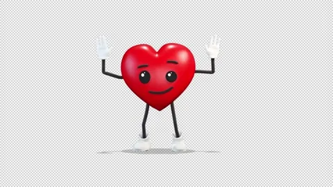 Heart Wave two hands greeting 動画素材 163290964
