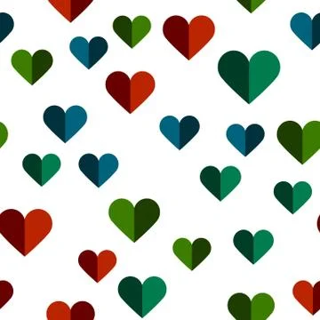 Heart on a white background. Stock Illustration