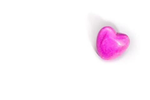 Heart on white background Stock Photos
