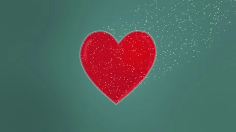 Heart Wind Dissolve Video stock 101814813
