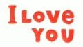 Heart into a word "I love you". Stop motion HD Footage