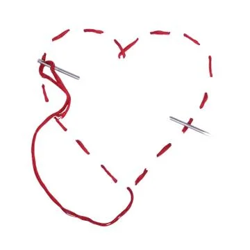 Heart of the yarn Stock Photos