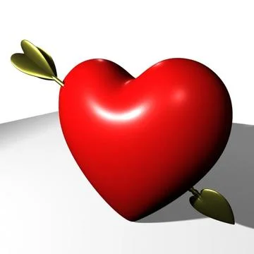 Heart_Arrowed 3D Model
