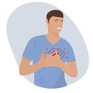 Heartache. Stock Illustration