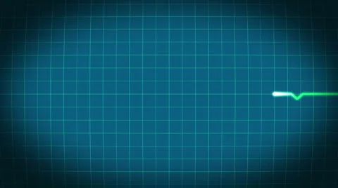 HeartBeat 1920 25fps Blue Stock Footage 6672053