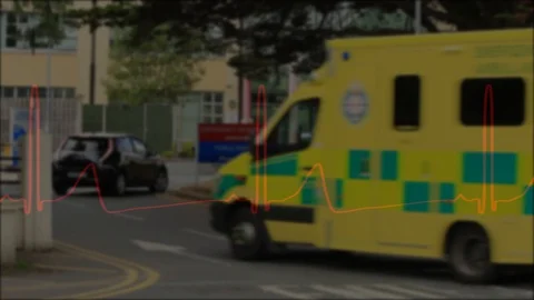 Heartbeat ambulance 動画素材 127952974
