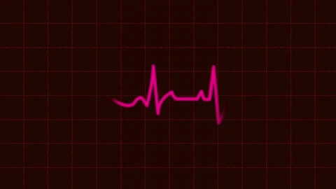 Heartbeat Background Dark Brown Video stock 183353325