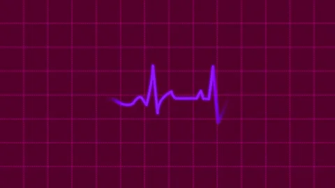 Heartbeat Background Pink Stock Footage 183354799