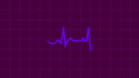 Heartbeat Background Purple Stock Footage 183354679