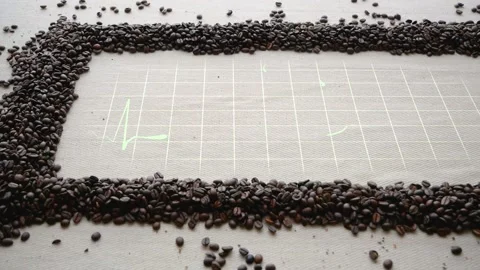 Heartbeat Cardiogram to Coffee Cup Stock Footage 166563940