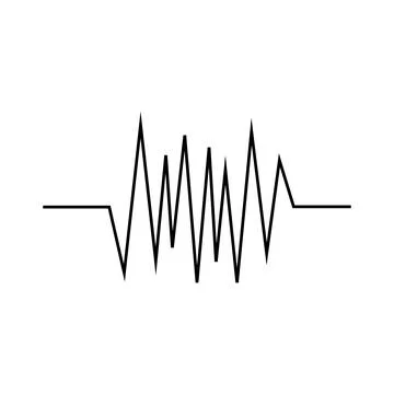 Heartbeat icon vector Stock Illustration