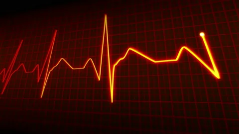 Heartbeat pulse background 스톡 동영상 119035130