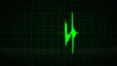 Neon Heartbeat on Black Isolated Background Stock Video - Video of beat,  monitor: 180104501