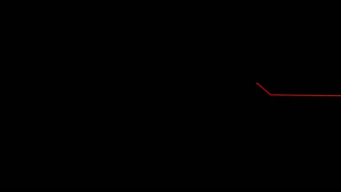 Heartbeat. Pulse line rhythm vector template on dark blackground. Stock Footage 146049024