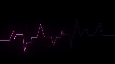 Heartbeat Pulse Rate Animation – Dynamic Health Visual Stock Footage 282577254