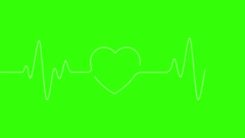 Heartbeat white Stock Footage 274307102