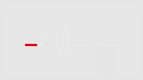 Heartbeat's rise and fall the rhythm of life Stock Footage 330425752