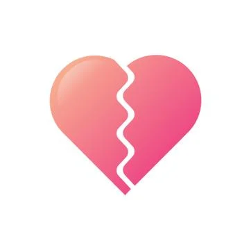 Heartbreak icon Illustrazione stock