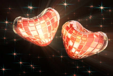 Heartdiscoball 2 ntsc Video stock 309173