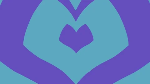 Hearted Icon 4K Video Stock Footage 196947491