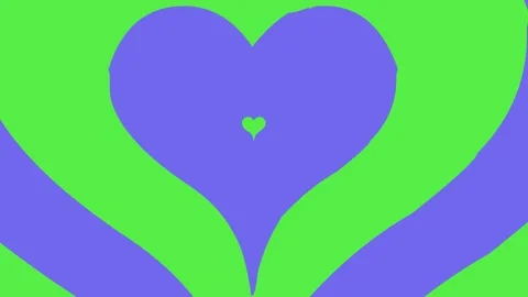 Hearted Icon 4K Video Stock Footage 196947492