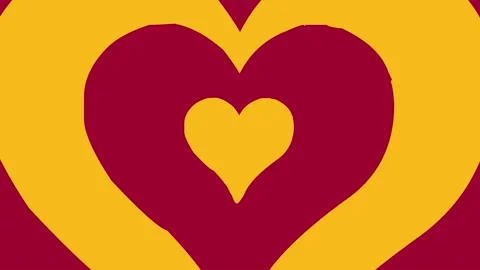 Hearted Icon 4K Video Stock Footage 196947528