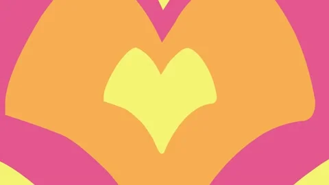 Hearted Icon 4K Video Stock Footage 196947532