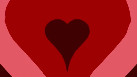 Hearted Icon 4K Video Stock Footage 196947553