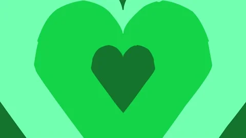 Hearted Icon 4K Video Stock Footage 196947566