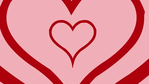Hearted Icon 4K Video Stock Footage 196947614