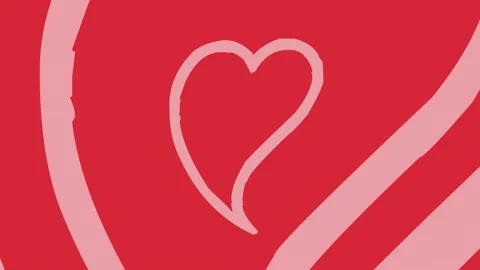 Hearted Icon 4K Video Stock Footage 196947615
